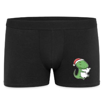 Lézard Noël Sommeil Sommeil Sommeil - Boxer Homme - noir - Devant