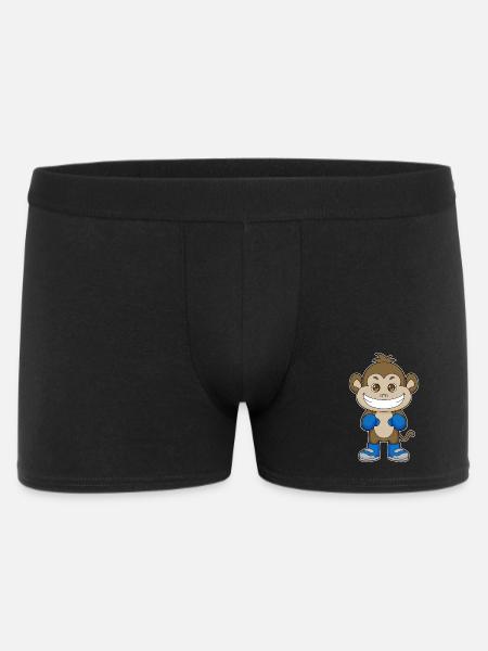 Monkey Boxer Boxing Gloves Boxing - Men's Boxer Shorts - black
