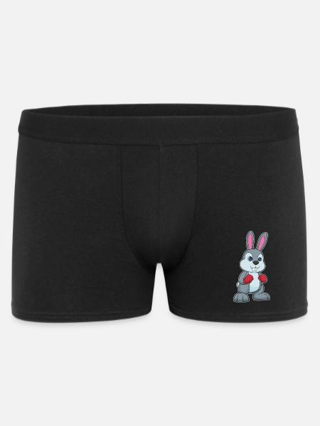 Hase Boxer Boxhandschuhe Boxen - Männer Boxer Shorts - Schwarz