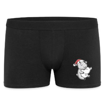 Goat Christmas Christmas Baby Pillow - Men's Boxer Shorts - black - Front