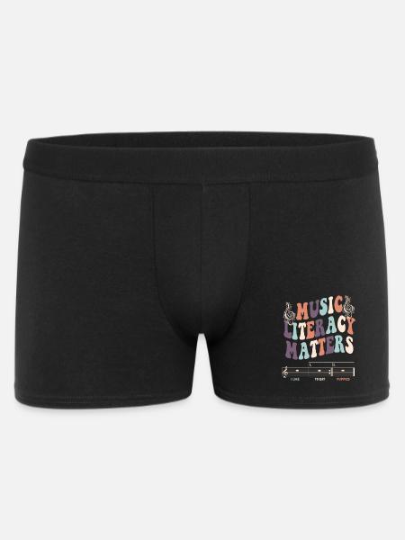 Music Literacy Matters - Men's Boxer Shorts - black