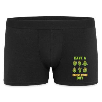 Passez une journée de corntastic - Boxer Homme - noir - Devant