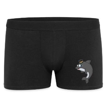 Chapeau haut-de-forme Gentleman Dauphin - Boxer Homme - noir - Devant