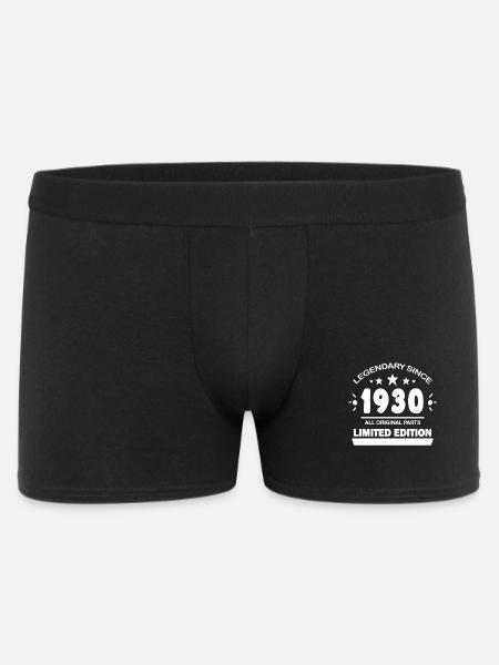 1930 - Born 1930 - Legend - Men's Boxer Shorts - black