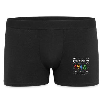 1948 - Born 1948 - Year of birth 1948 - Men's Boxer Shorts - black - Front