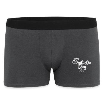 Passez une journée de corntastic - Boxer Homme - charbon - Devant