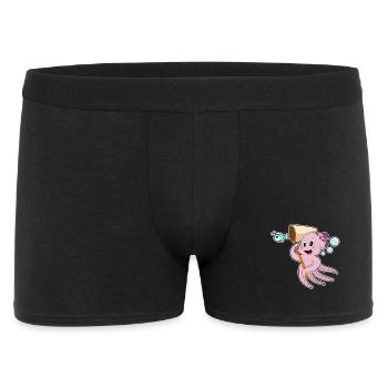 Pêche au filet de débarquement des pêcheurs pieuvres - Boxer Homme - noir - Devant