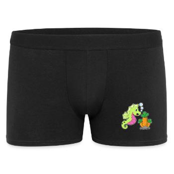 Hippocampe Carotte - Boxer Homme - noir - Devant
