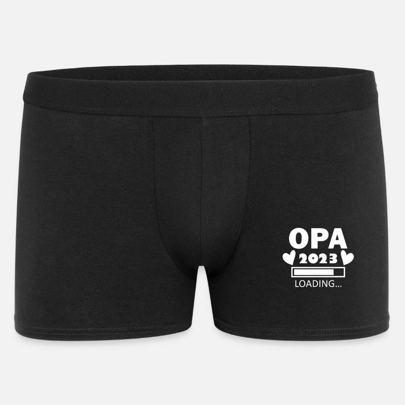 Opa 2023 - Opa werden - Bald Opa - Männer Boxer Shorts - Schwarz