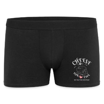 Cheese is for Life - Cheese Lovers Apparel - Men's Boxer Shorts - black - Front