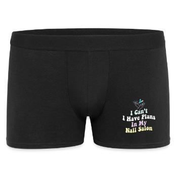 Je ne peux pas avoir de plans dans mon salon de manucure - Boxer Homme - noir - Devant