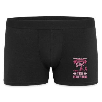 Triathlètes filles - Boxer Homme - noir - Devant
