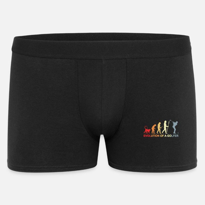Golfer Evolution - Men's Boxer Shorts - black