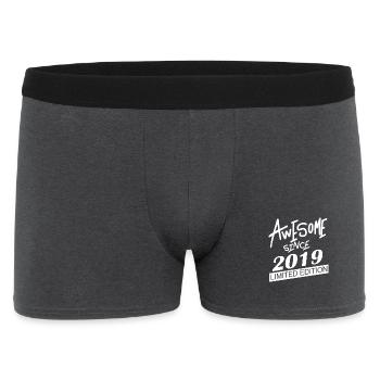 2019 - Millésime 2019 - Fantastique depuis 2019 - Boxer Homme - charbon - Devant