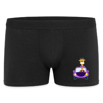 Giraffe Car - Men's Boxer Shorts - black - Front