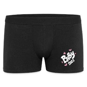 Bébé 2023 - Naissance Enceinte 2023 Grossesse - Boxer Homme - noir - Devant