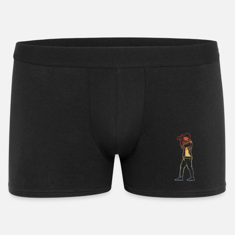 Fotokamera Mann - Männer Boxer Shorts - Schwarz