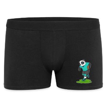 Panda American Football Sports - Men's Boxer Shorts - black - Front