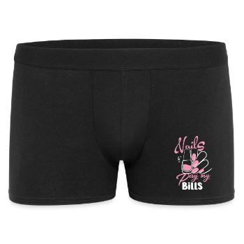 Nails Pay My Bills Manicure - Men's Boxer Shorts - black - Front