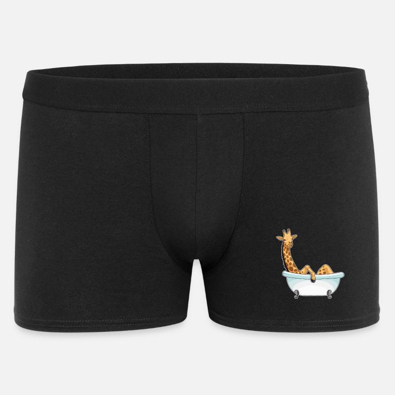 Baignoire girafe - Boxer Homme - noir