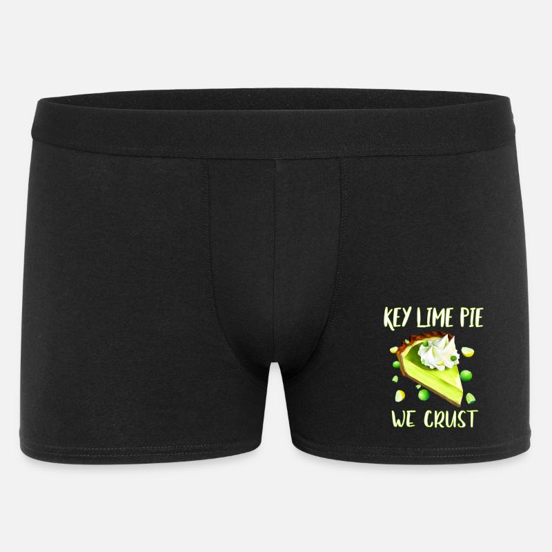 Key Lime Pie - Männer Boxer Shorts - Schwarz