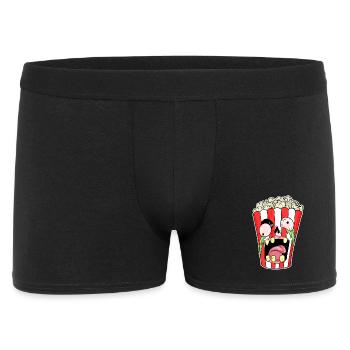 Popcorn Zombie Horreur - Boxer Homme - noir - Devant