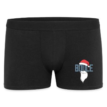Boule Santa Tenue de pétanque pour Bouler pour boules - Boxer Homme - noir - Devant