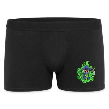 Boy 5 years 5th birthday Boy Ninja Green - Men's Boxer Shorts - black - Front