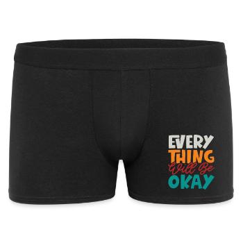 Tout ira bien - Boxer Homme - noir - Devant