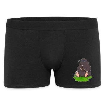 Taupe beignet - Boxer Homme - noir - Devant