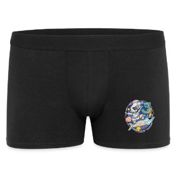 5th birthday - 5 years astronaut boy gift - Men's Boxer Shorts - black - Front