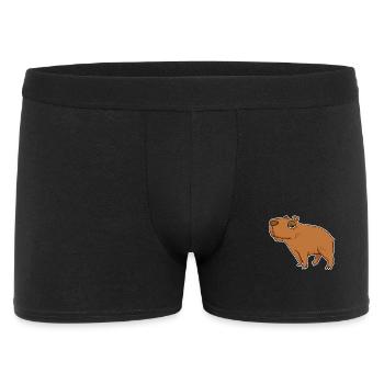 Capybara Capybara Cadeau - Boxer Homme - noir - Devant