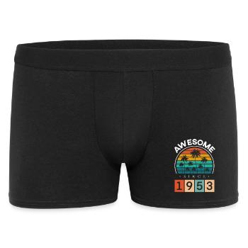 1953 Anniversaire Naissance Année de naissance millésime - Boxer Homme - noir - Devant