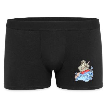 Stand Up Paddling Sloth - Men's Boxer Shorts - black - Front