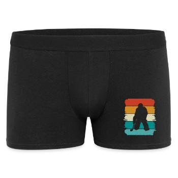 Eishockey  - Men's Boxer Shorts - black - Front