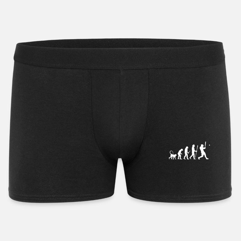 Évolution du baseball - Boxer Homme - noir