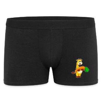 Giraffe Carrot - Men's Boxer Shorts - black - Front