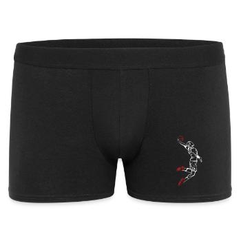 Slam Dunk Basketballspieler - Männer Boxer Shorts - Schwarz - Vorne