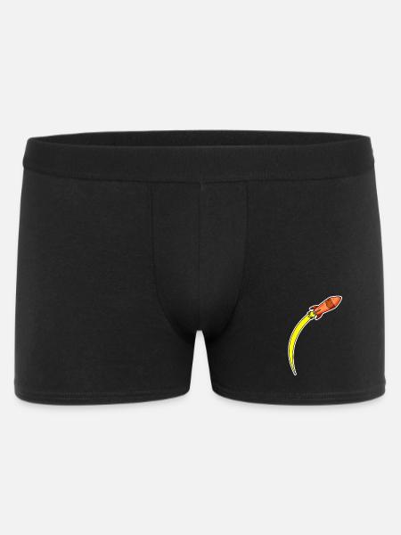 Rocket Orange - Men's Boxer Shorts - black