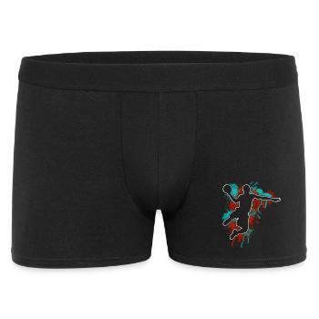 Basketball basketball players - Men's Boxer Shorts - black - Front