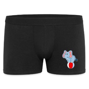 Elephant Workout Gymnastics Fitness - Men's Boxer Shorts - black - Front