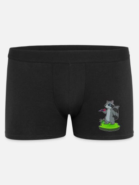 Fléchette raton laveur - Boxer Homme - noir
