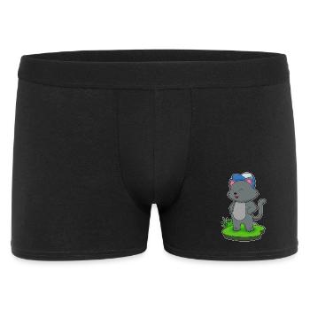 École de casquette étudiante Cat - Boxer Homme - noir - Devant