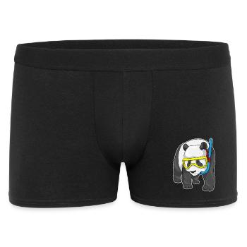 Plongée en apnéa Panda Diver - Boxer Homme - noir - Devant