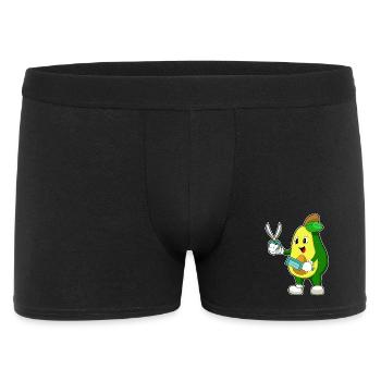 Peigne ciseaux de coiffeur avocat - Boxer Homme - noir - Devant
