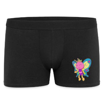 Couronne papillon - Boxer Homme - noir - Devant