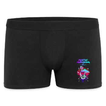 Coucher de soleil sur les champignons magiques - Boxer Homme - noir - Devant