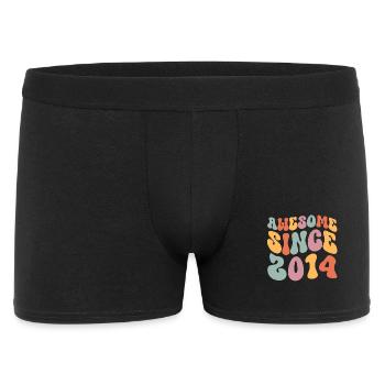 2014 Vintage Birthday Groovy Vintage Retro - Men's Boxer Shorts - black - Front