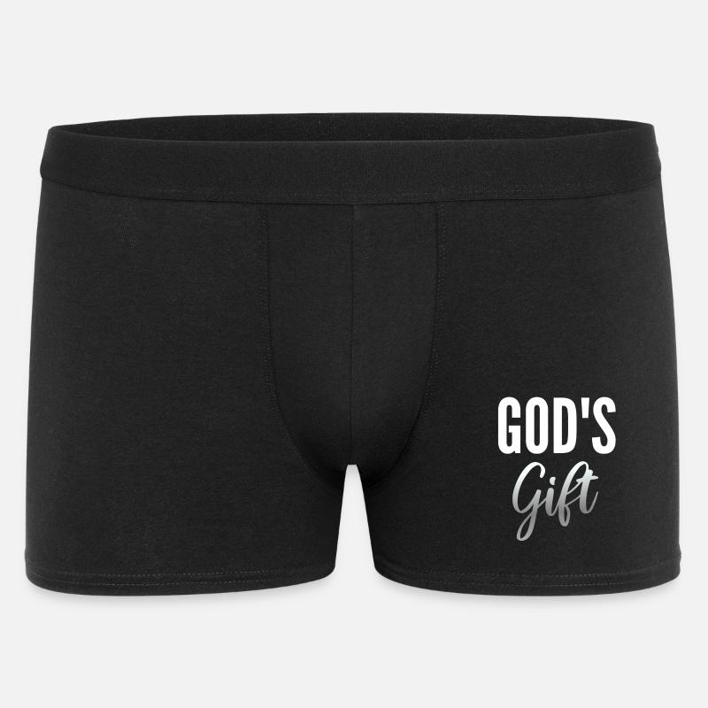 Geschenk Gottes - Männer Boxer Shorts - Schwarz