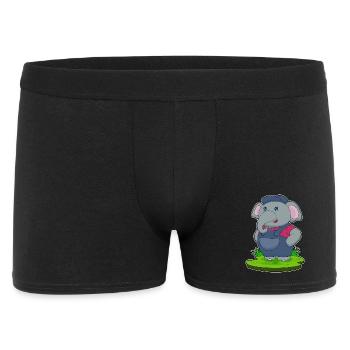 Elephant Mechanic Blue Collar Workshop - Men's Boxer Shorts - black - Front
